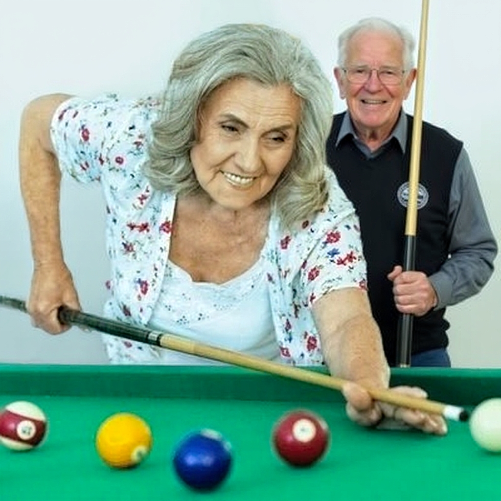Anna une joueuse de billard, Club FADOQ Sainte-Brigitte-De-Laval, Ligue de billard FADOQ SBDL,
